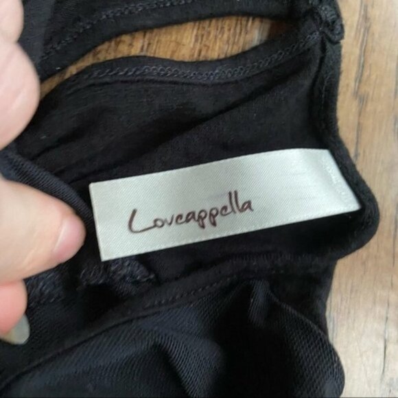 Womens XL dress / long shirt black Loveappella - Picture 6 of 7